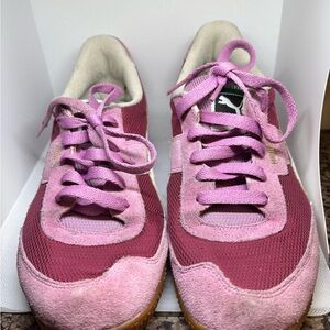 Puma Rose and Maroon Athletic Shoes